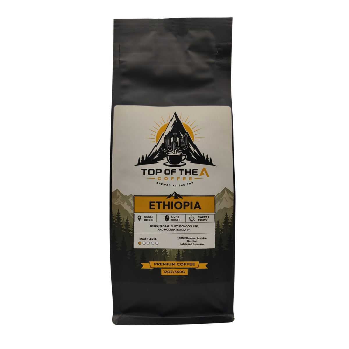 Ethiopian Light Roast 12oz | Single Origin