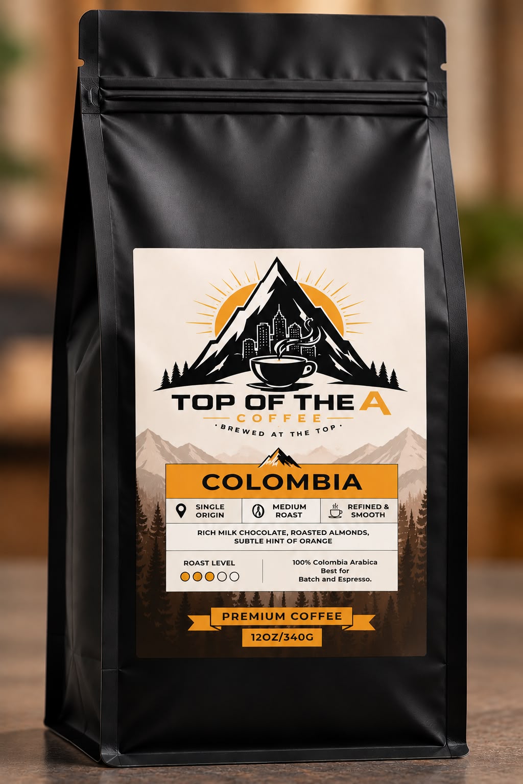 Colombian Medium Roast 12oz | Single Origin